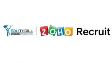 Business News | EduThrill Announces Partnership with Zoho