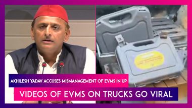 Akhilesh Yadav Accuses Mismanagement Of Voting Machines In UP As Videos Of EVMs On Trucks Go Viral