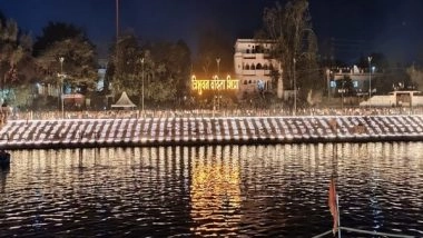 India News | Madhya Pradesh: Ujjain Lights Up with 21 Lakh Lamps on Maha Shivratri