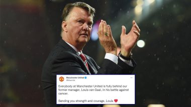 Manchester United Share Note of Speedy Recovery for Former Manager Louis Van Gaal, Who Is Suffering From Prostate Cancer