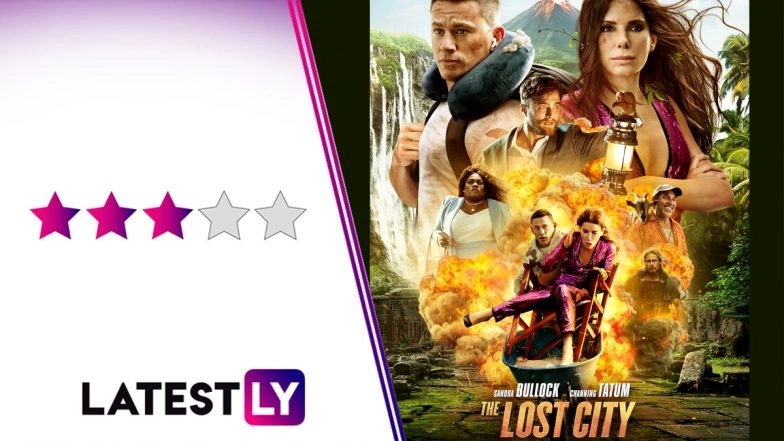 The Lost City Movie Review: Sandra Bullock and Channing Tatum’s Movie is a Fun Throwback to ‘90s Adventure Films! (LatestLY Exclusive)