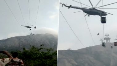 Jharkhand Cable-Car Mishap: 7 Rescued Since Morning by IAF Choppers, 7 More Still Trapped(Watch Video)