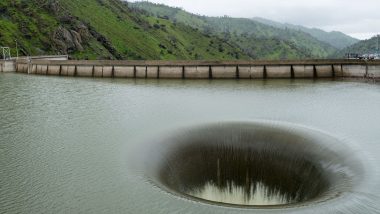 Scary As Hell 72-Feet Wide Glory Hole Appears in Lake Berryessa in California’s Napa Valley Again! Watch Viral Photo of ‘Portal to Hell’