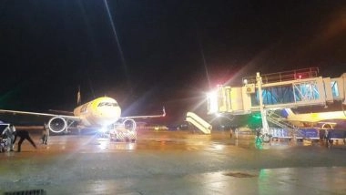 India News | J-K: AAI Approves Night Parking of Go First Airlines at Srinagar Airport