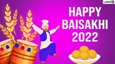 Happy Baisakhi 2022 Images & HD Wallpapers for Free Download Online: Wish Punjabi New Year With WhatsApp Stickers, GIF Greetings and SMS on Spring Harvest of North India