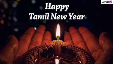 Tamil New Year 2022 Wishes & Puthandu Vazthukal in Tamil Images: WhatsApp Messages, Greetings, Status, Quotes, SMS and Photos for Family & Friends