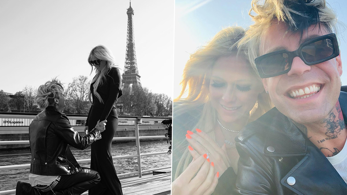 Agency News | Avril Lavigne Gets Engaged To Mod Sun Outside The Eiffel