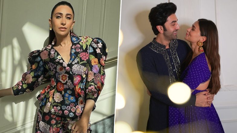 Ranbir Kapoor-Alia Bhatt Marriage: Karisma Kapoor Flaunts Her Mehendi After Attending Star Couple’s Pre-Wedding Ceremony (View Pic)