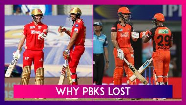 Punjab Kings vs Sunrisers Hyderabad IPL 2022: 3 Reasons Why PBKS Lost