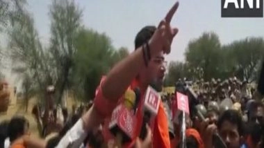 India News | Rajasthan: BJP MP Tejasvi Surya Stopped from Entering Violence-hit Karauli