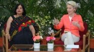 Business News | Ursula Von Der Leyen, President of the European Commission Visits TERI Gram to Discuss Climate Change with Indian Youth