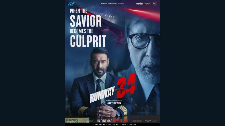 Runway 34: Second Trailer Of Ajay Devgn, Amitabh Bachchan’s Film To Be Released On April 11 (View Poster)