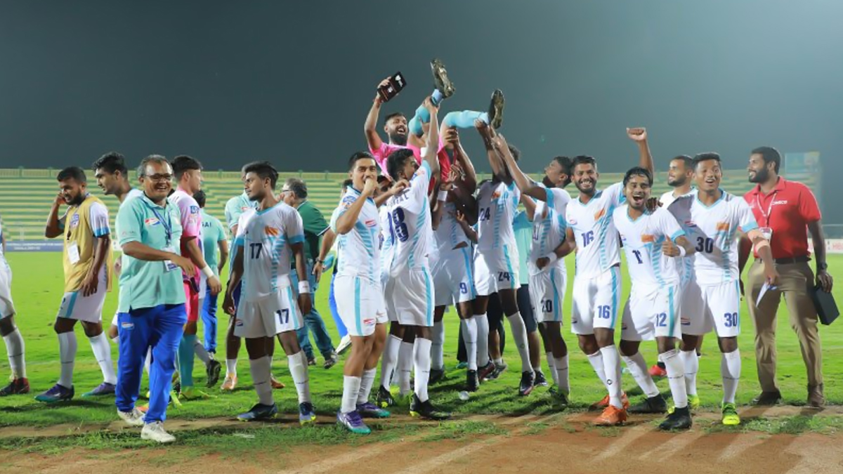 Football News West Bengal Thrash Manipur 3 0 Set Up Final With 