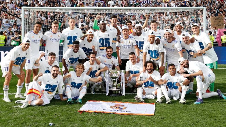 Real Madrid Win 35th La Liga Title With 4-0 Victory Over Espanyol