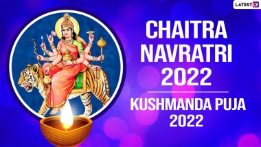 Chaitra Navratri Day 4 Wishes: Goddess Kushmanda Puja Messages, Greetings, HD Wallpapers, SMS And Quotes To Worship the Mahashakti Form of Devi Paravati