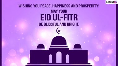 Happy Eid ul-Fitr 2022 Greetings & Pictures: Send Eid Mubarak Images, Quotes, Shayaris, SMS and HD Wallpapers To Make Your Loved Ones’ Day Special