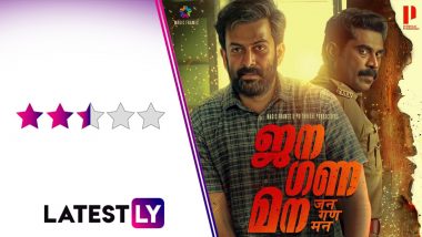 Jana Gana Mana Movie Review: Prithviraj Sukumaran, Suraj Venjaramoodu's Film Makes All The Right Noises in a Wobbly, Cramped Screenplay (LatestLY Exclusive)