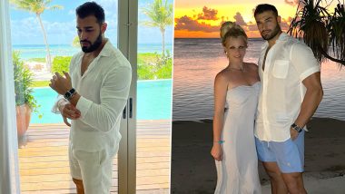 Britney Spears Shares a ‘Yummy’ Picture of Sam Asghari, Refers to Him As Her Husband in the Post (View Pic)
