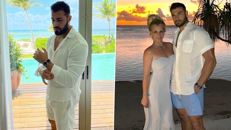 Britney Spears Shares a ‘Yummy’ Picture of Sam Asghari, Refers to Him As Her Husband in the Post (View Pic)