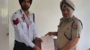 India News | ADGP AS Rai Felicitates a Head Constable for Turning Down Bribe