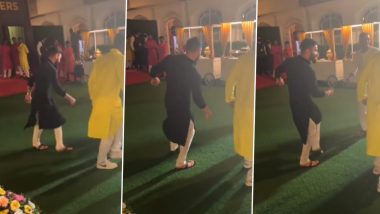 Virat Kohli Shows Off His Dance Moves During Glenn Maxwell’s Wedding Ceremony (Watch Video)