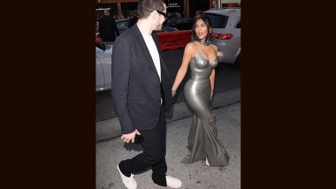 Kim Kardashian and Pete Davidson Step Out Hand in Hand for The Kardashians Premiere in LA