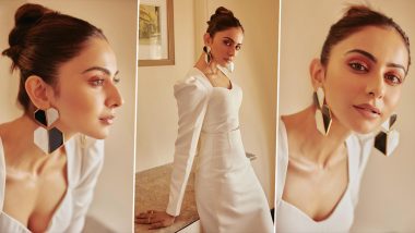 Rakul Preet Singh Exudes Boss Lady Vibes in This All White Look for Runway 34 Promotions (View Pics)