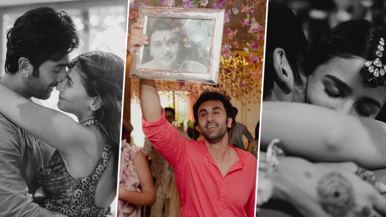 Ranbir Kapoor and Alia Bhatt’s Mehendi Ceremony Was a Tale Full of Love, Happy Tears and Blissful Moments! (View Pics)