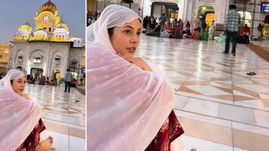 Shehnaaz Gill Seeks Divine Blessings at Amritsar's Golden Temple (View Pic)