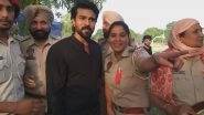 RC15: Ram Charan&rsquo;s Pictures With Punjab Police Officials Go Viral On Social Media