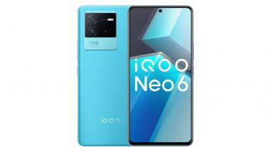 iQOO Neo 6 With Snapdragon 8 Gen 1 SoC Launched; Price, Features & Specifications
