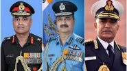 India News | With Lt Gen Manoj Pande's Elevation, All Three Service Chiefs to Be from 61st NDA Batch