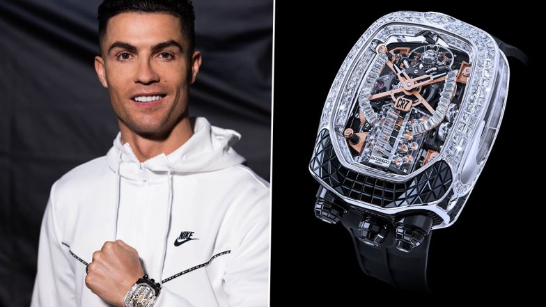 Cristiano Ronaldo Purchases Expensive Watch With Design Resembling His Bugatti Chiron Car (See Pics)