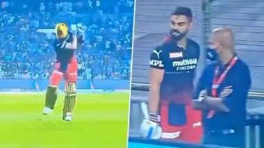 Virat Kohli’s Angry Reaction After Being Controversially Dismissed During RCB vs MI IPL 2022 Clash Goes Viral (Watch Video)
