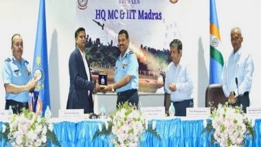 India News | IAF Signs MoU with IIT Madras to Develop Solutions to Maintain Weapon Systems