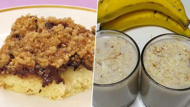 National Banana Day 2022: From Banana Shake to Banana Bread, 5 Recipes To Enjoy Banana as a Dessert