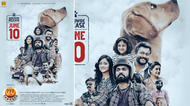 777 Charlie Release Date: Rakshit Shetty and Sangeetha Sringeri-Starrer To Hit Big Screens on June 10, 2022!