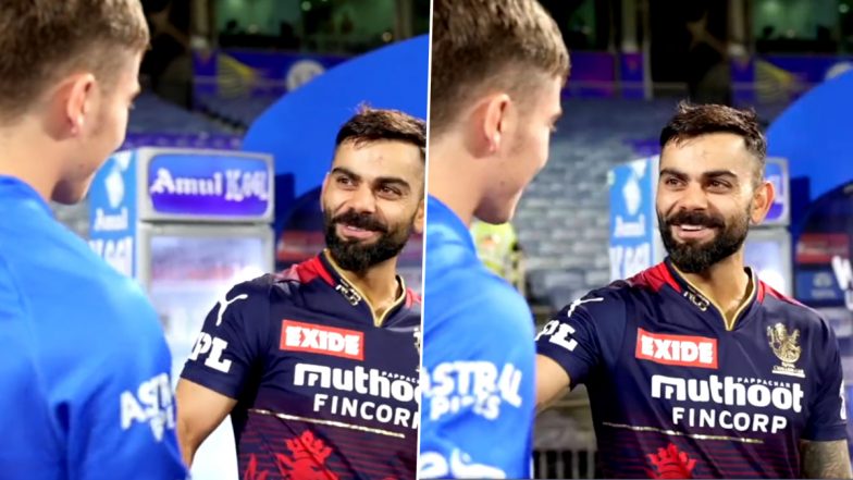 Virat Kohli Lauds ‘Baby AB’ Dewald Brevis for Dismissing Him During RCB vs MI IPL 2022 Clash (Watch Video)