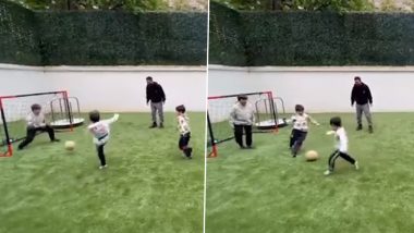 Lionel Messi Plays Football With His Three Children, Wife Antonela Shares Video