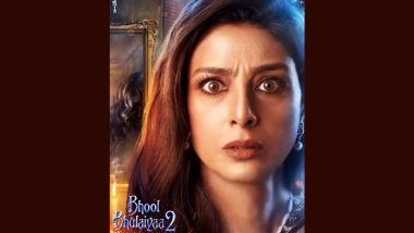 Bhool Bhulaiyaa 2: Tabu’s First Look From Anees Bazmee’s Film Showcases Her In A Petrified Avatar (View Motion Poster)