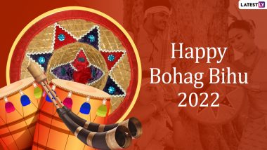 Bohag Bihu 2022 Greetings & Rongali Bihu Messages: WhatsApp Stickers, SMS, Images, Wishes and HD Wallpapers To Send to Family and Friends Celebrating Assamese New Year
