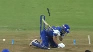 Ishan Kishan Dismissal Video: Watch How Mukesh Choudhary Castled the Left-Hander During MI vs CSK IPL 2022 Clash