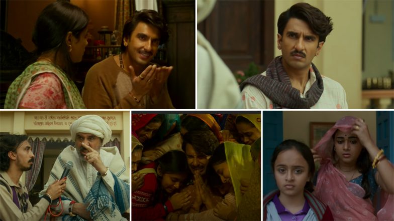 Jayeshbhai Jordaar Trailer: Ranveer Singh, Shalini Pandey’s Social Drama With an Important Message Will Make You Laugh Hard! (Watch Video)