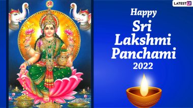 Lakshmi Panchami 2022 Greetings & Images: WhatsApp Messages, Maa Laxmi HD Wallpapers, SMS, Quotes and Facebook Status To Celebrate the Hindu Festival