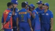 MI vs PBKS, IPL 2022: Dewald Brevis&rsquo; Four-Sixes-in-an-Over Assault Gets Sachin Tendulkar, Mahela Jayawardene Into the Middle