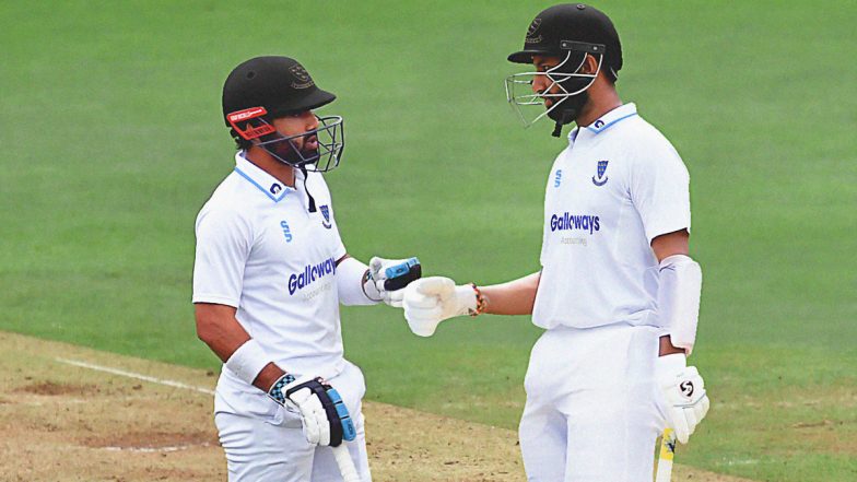 Cheteshwar Pujara, Mohammad Rizwan Share 154-Run Partnership In English County Championship Game For Sussex