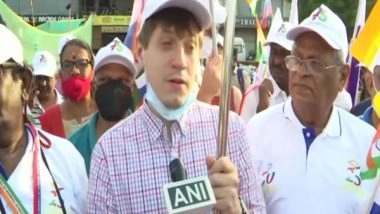 World News | Walkathon Held in Chennai to Mark 75 Years of Indo-Russian Diplomatic Relations