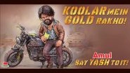 KGF Chapter 2: Amul Topical Celebrates the Box Office Success of Yash&rsquo;s Period Actioner (View Pic)