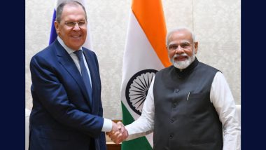 PM Narendra Modi Calls For End to Violence in Ukraine During Meet With Russian Foreign Minister Lavrov