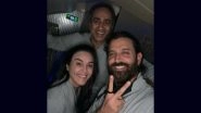 Preity Zinta Shares Inflight Selfie With Hrithik Roshan; Thanks Him for &lsquo;Helping Out With Jai N Gia&rsquo; on a Long Flight (View Post)